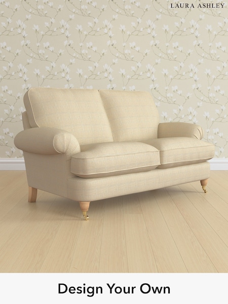 Birchgrove Check/Oatmeal Natural Beaumaris By Laura Ashley (H64608) | £1,375