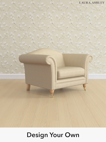 Birchgrove Check/Oatmeal Natural Gloucester By Laura Ashley (H64609) | £1,050