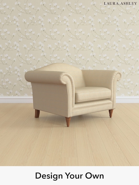 Birchgrove Check/Oatmeal Natural Gloucester By Laura Ashley (H64609) | £1,050