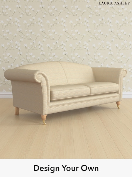 Birchgrove Check/Oatmeal Natural Gloucester By Laura Ashley (H64609) | £1,575