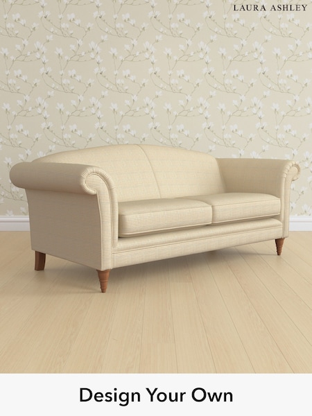 Birchgrove Check/Oatmeal Natural Gloucester By Laura Ashley (H64609) | £1,575