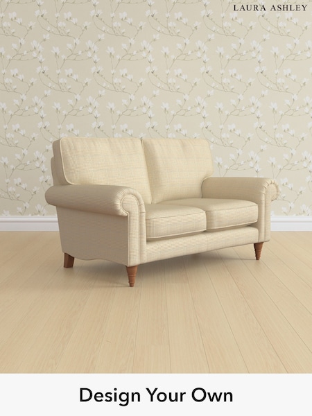 Birchgrove Check/Oatmeal Natural Kingston By Laura Ashley (H64610) | £1,275