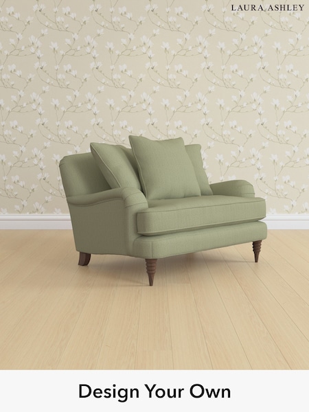 Edwin Herringbone/Hedgerow Green Lynden Scatter Back By Laura Ashley (H64612) | £1,075