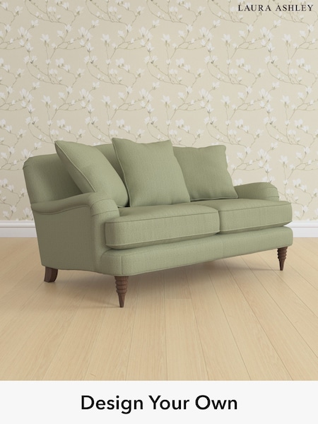 Edwin Herringbone/Hedgerow Green Lynden Scatter Back By Laura Ashley (H64612) | £1,275