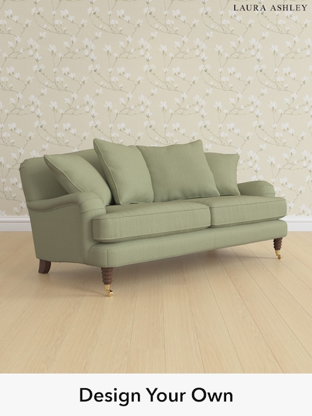 Edwin Herringbone/Hedgerow Green Lynden Scatter Back By Laura Ashley (H64612) | £1,375