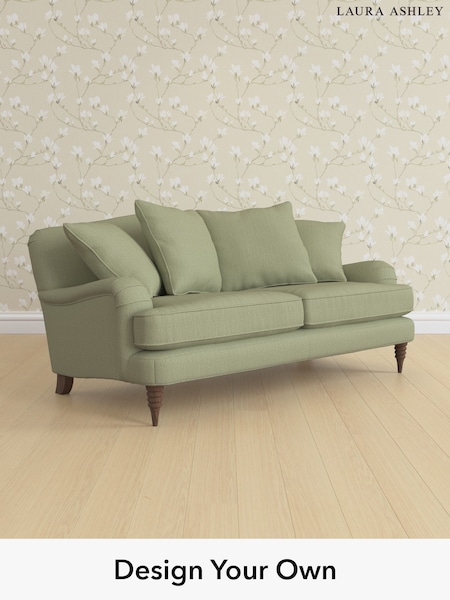 Edwin Herringbone/Hedgerow Green Lynden Scatter Back By Laura Ashley (H64612) | £1,375