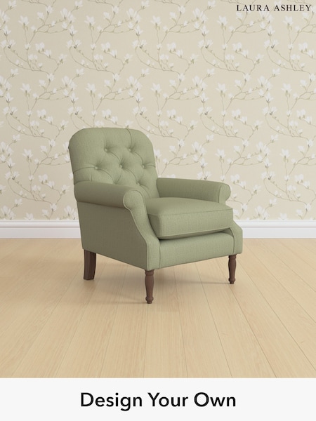 Edwin Herringbone/Hedgerow Green Cambridge Button Back By Laura Ashley (H64614) | £825