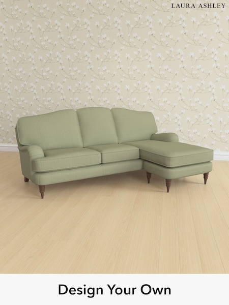 Edwin Herringbone/Hedgerow Green Lynden By Laura Ashley (H64615) | £2,300