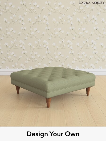 Edwin Herringbone/Hedgerow Green Gloucester Button Back By Laura Ashley (H64617) | £600