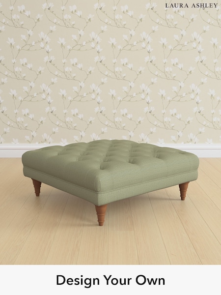 Edwin Herringbone/Hedgerow Green Gloucester Button Back By Laura Ashley (H64617) | £600
