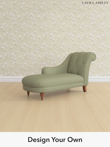 Edwin Herringbone/Hedgerow Green Gloucester Button Back By Laura Ashley (H64617) | £1,100
