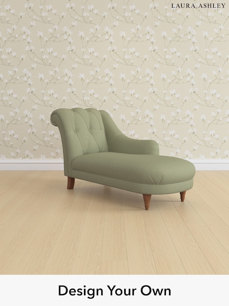 Edwin Herringbone/Hedgerow Green Gloucester Button Back By Laura Ashley (H64617) | £1,100