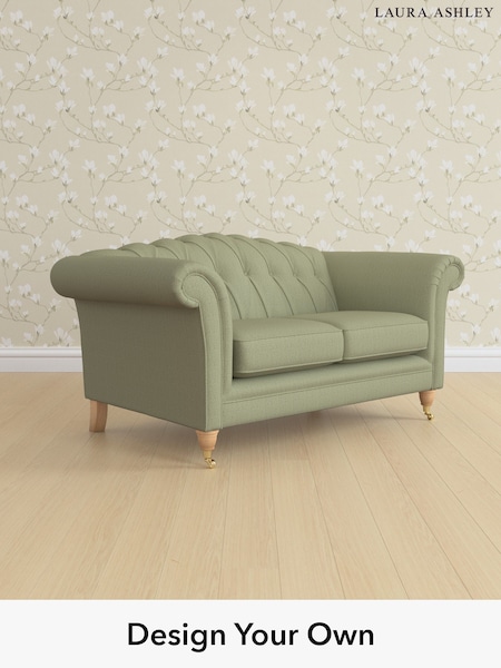 Edwin Herringbone/Hedgerow Green Gloucester Button Back By Laura Ashley (H64617) | £1,225