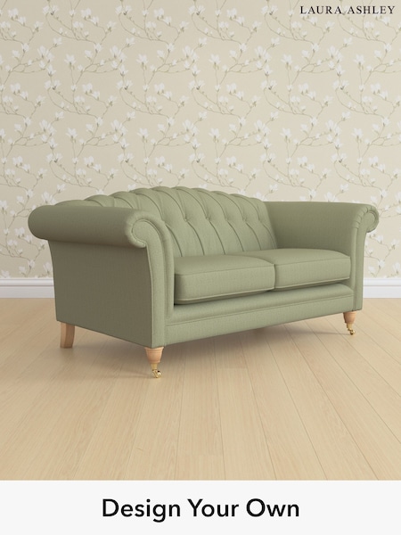 Edwin Herringbone/Hedgerow Green Gloucester Button Back By Laura Ashley (H64617) | £1,325