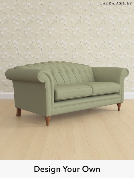Edwin Herringbone/Hedgerow Green Gloucester Button Back By Laura Ashley (H64617) | £1,425