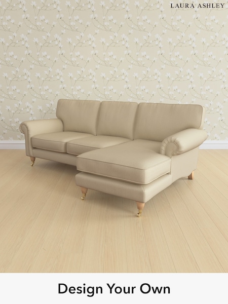 Edwin Herringbone/Natural Kingston By Laura Ashley (H64622) | £2,125