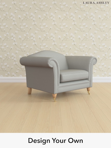 Edwin Herringbone/Pale Steel Grey Gloucester By Laura Ashley (H64625) | £950