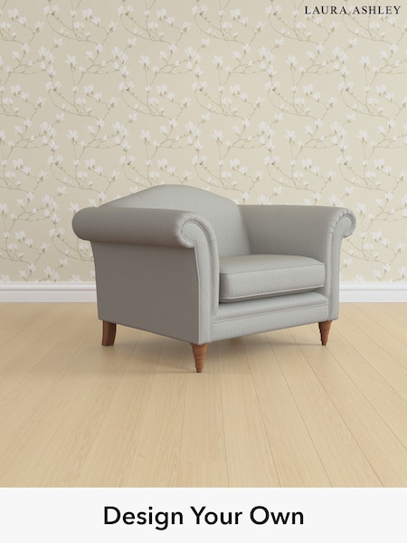 Edwin Herringbone/Pale Steel Grey Gloucester By Laura Ashley (H64625) | £950