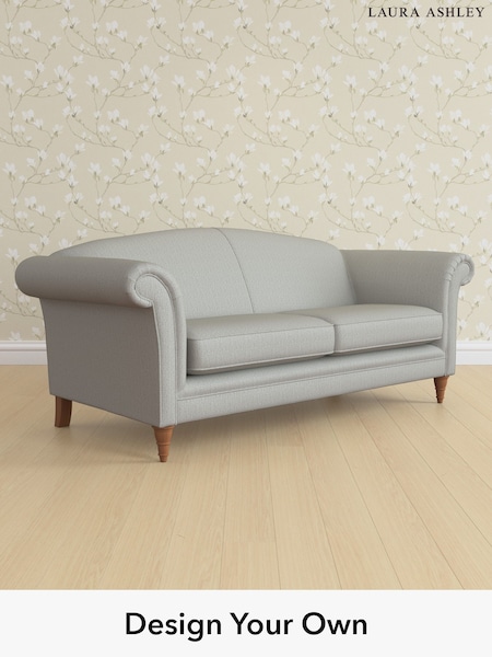 Edwin Herringbone/Pale Steel Grey Gloucester By Laura Ashley (H64625) | £1,425