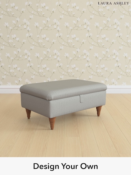 Edwin Herringbone/Pale Steel Grey Kingston By Laura Ashley (H64628) | £525