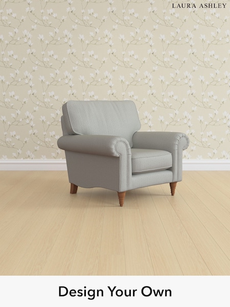 Edwin Herringbone/Pale Steel Grey Kingston By Laura Ashley (H64628) | £875
