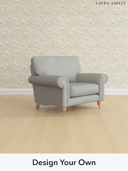 Edwin Herringbone/Pale Steel Grey Kingston By Laura Ashley (H64628) | £975