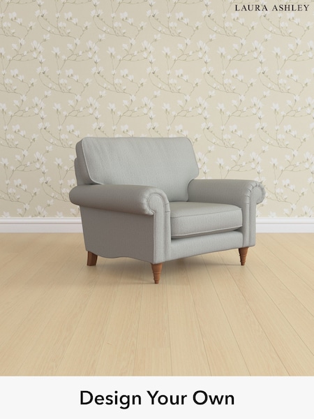 Edwin Herringbone/Pale Steel Grey Kingston By Laura Ashley (H64628) | £975