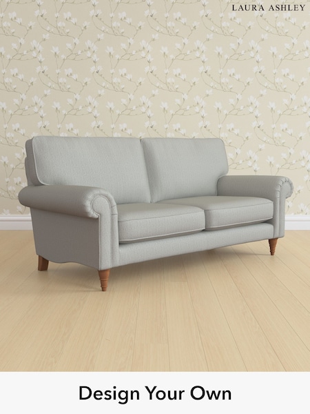 Edwin Herringbone/Pale Steel Grey Kingston By Laura Ashley (H64628) | £1,325