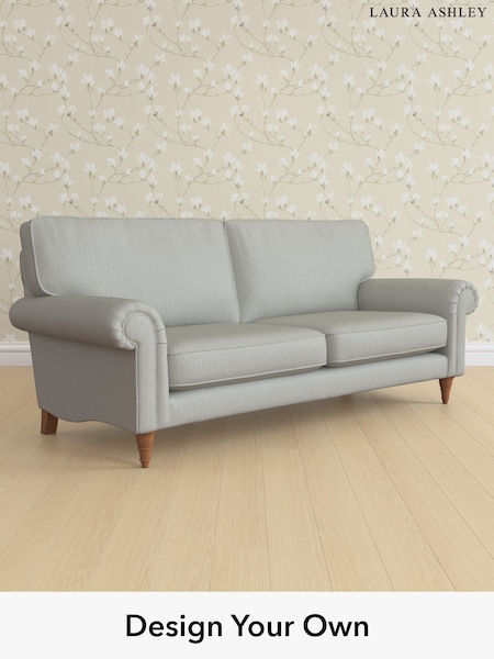 Edwin Herringbone/Pale Steel Grey Kingston By Laura Ashley (H64628) | £1,425
