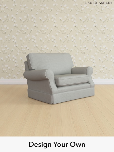 Edwin Herringbone/Pale Steel Grey Padstow By Laura Ashley (H64629) | £1,050