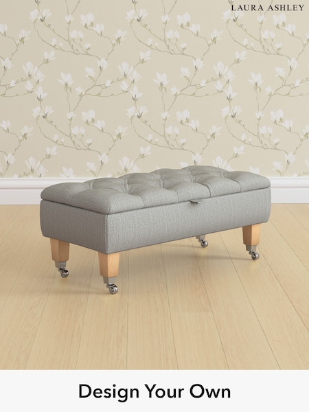 Edwin Herringbone/Pale Steel Grey Penarth By Laura Ashley (H64630) | £425
