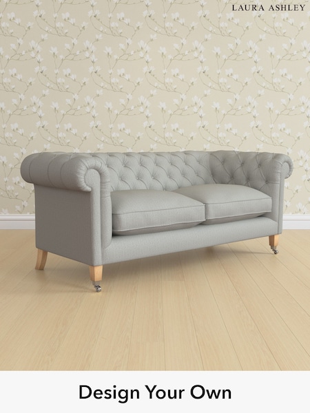 Edwin Herringbone/Pale Steel Grey Penarth By Laura Ashley (H64630) | £1,625
