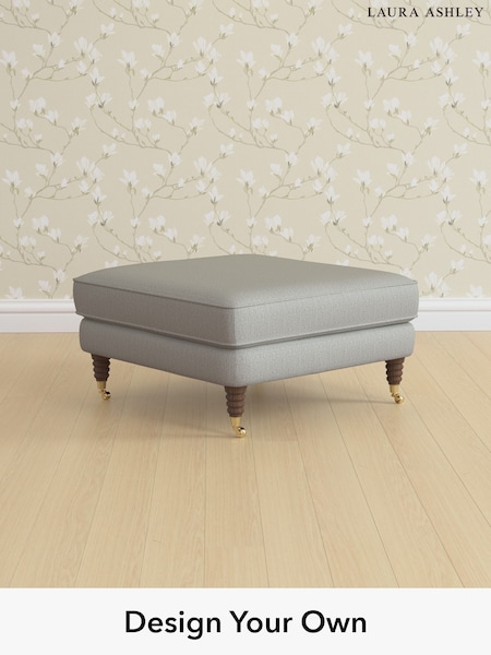 Edwin Herringbone/Pale Steel Grey Lynden Scatter Back By Laura Ashley (H64631) | £625