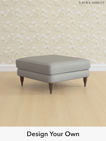 Edwin Herringbone/Pale Steel Grey Lynden Scatter Back By Laura Ashley (H64631) | £625