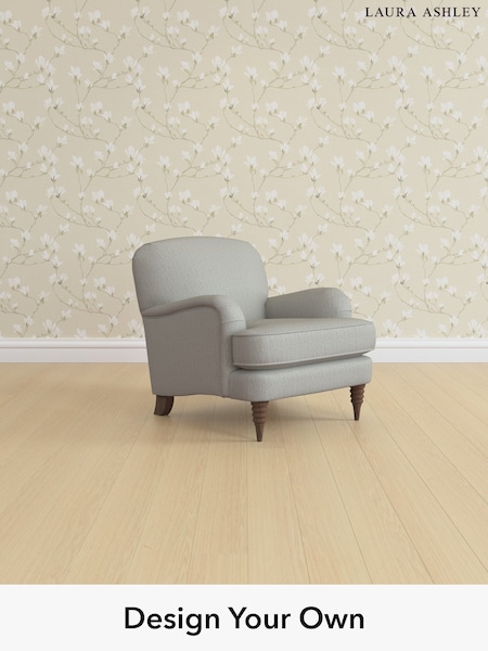 Edwin Herringbone/Pale Steel Grey Lynden Scatter Back By Laura Ashley (H64631) | £850