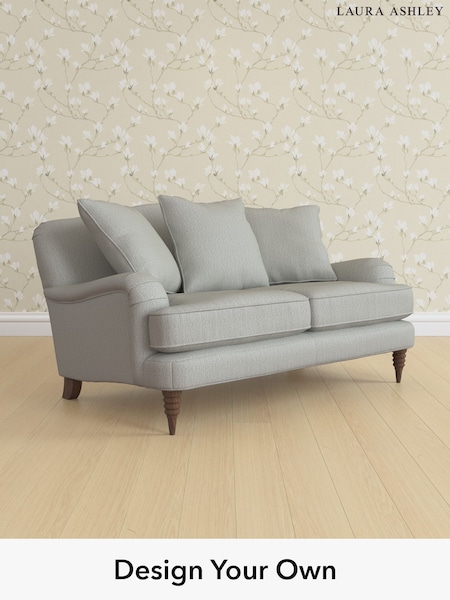 Edwin Herringbone/Pale Steel Grey Lynden Scatter Back By Laura Ashley (H64631) | £1,275