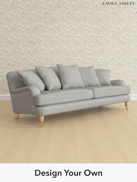 Edwin Herringbone/Pale Steel Grey Lynden Scatter Back By Laura Ashley (H64631) | £1,575