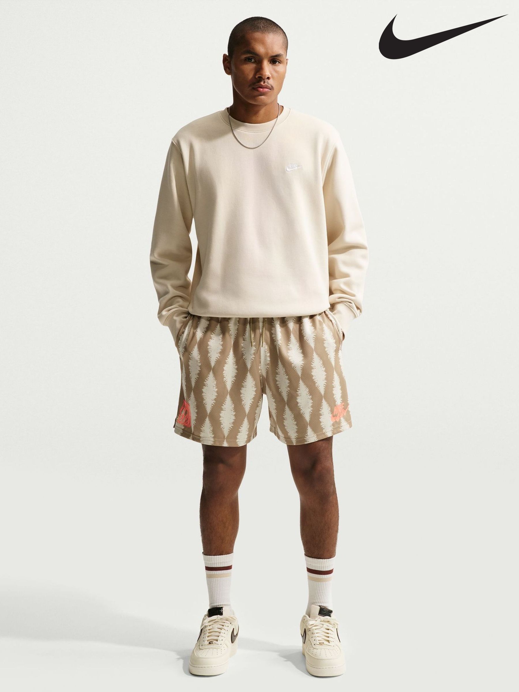 brown nike sweatshirt men