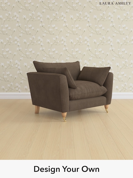 Sinclair Cord/Chocolate Brown Casterton By Laura Ashley (H64808) | £1,050