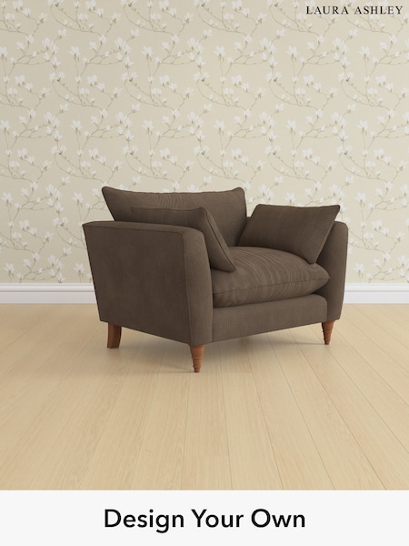 Sinclair Cord/Chocolate Brown Casterton By Laura Ashley (H64808) | £1,050