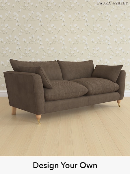 Sinclair Cord/Chocolate Brown Casterton By Laura Ashley (H64808) | £1,500