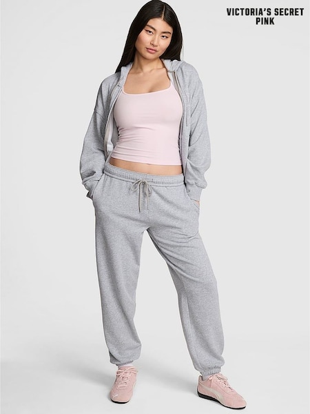 Victoria's Secret PINK Grey and Pink Fleece Joggers (H64833) | £56