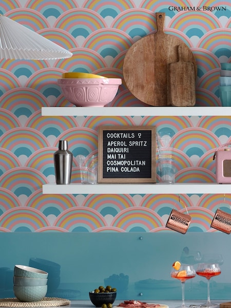 Graham & Brown Sky Envy Curve Sky 10M Wallpaper (H64876) | £46