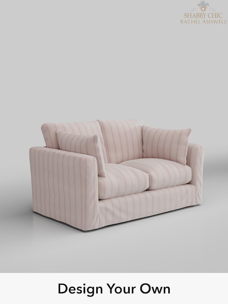 Isabella Stripe/Pink Bradly Loose Cover By Shabby Chic (H64885) | £1,499
