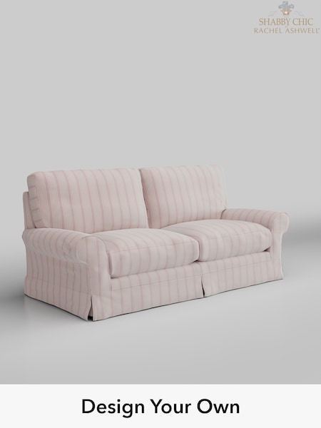 Isabella Stripe/Pink Starling Loose Cover By Shabby Chic (H64886) | £1,699