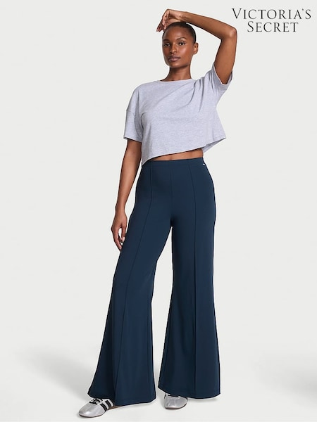 Victoria's Secret Impact Blue Elevate™ Ultra Wide Leg Trousers (H64914) | £85
