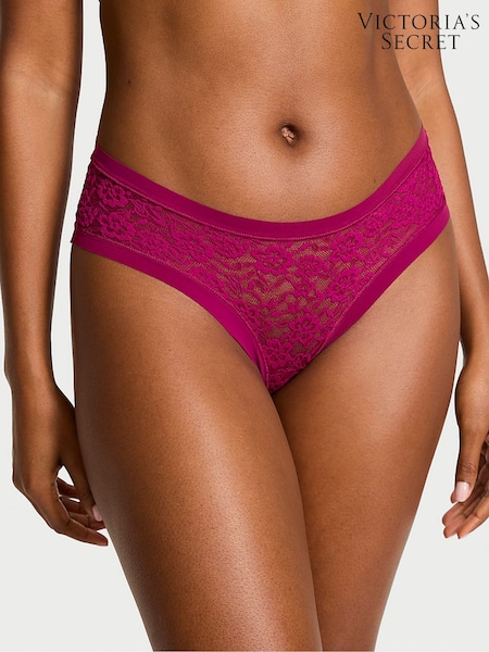Victoria's Secret Fresh Jam Purple Cheeky Lacie Knickers (H64919) | £9