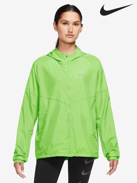 Nike Lime Green Repel Miler Running Jacket (H64935) | £75