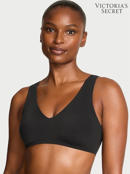Victoria's Secret Black Non Wired Lightly Lined Slumber Bra (H65043) | £35