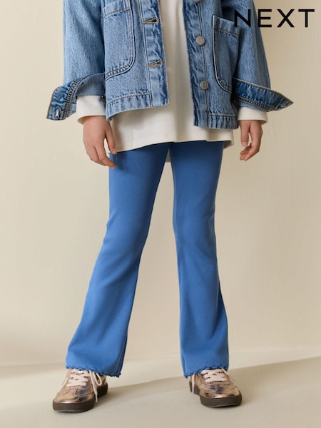 Blue 1 Pack Rib Flare Leggings (3-16yrs) (H65097) | £6 - £11